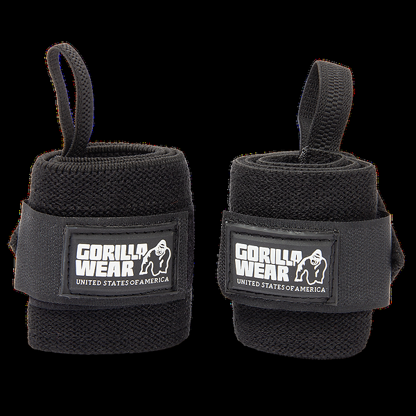 gorilla wear Wrist Wraps BASIC - Black/White
