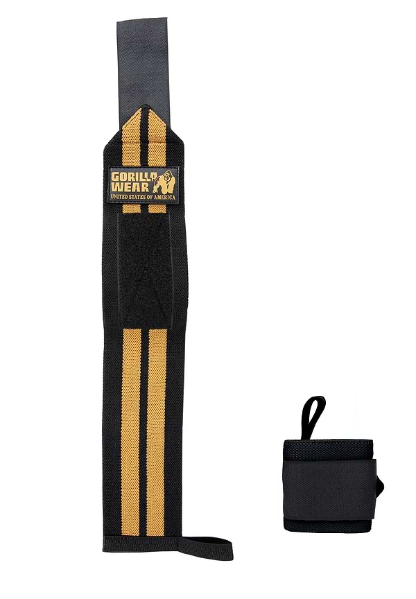 Gorilla Wear Wrist Wraps Pro - Black/Gold