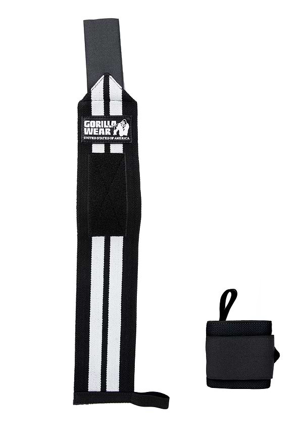 Gorilla Wear Wrist Wraps Pro - Black/White