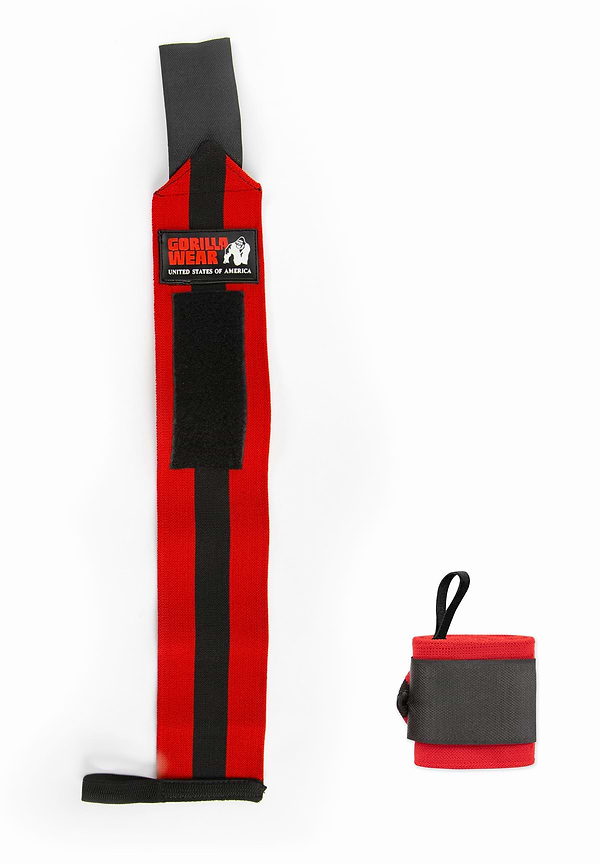 Gorilla Wear Wrist Wraps Ultra - Red/Black