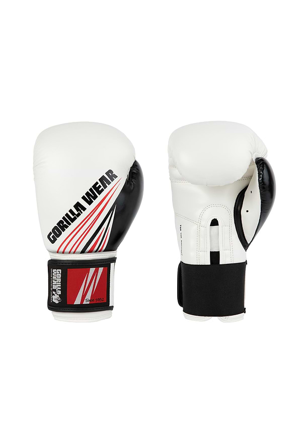 Gorilla Wear Yakima Boxing Gloves - White