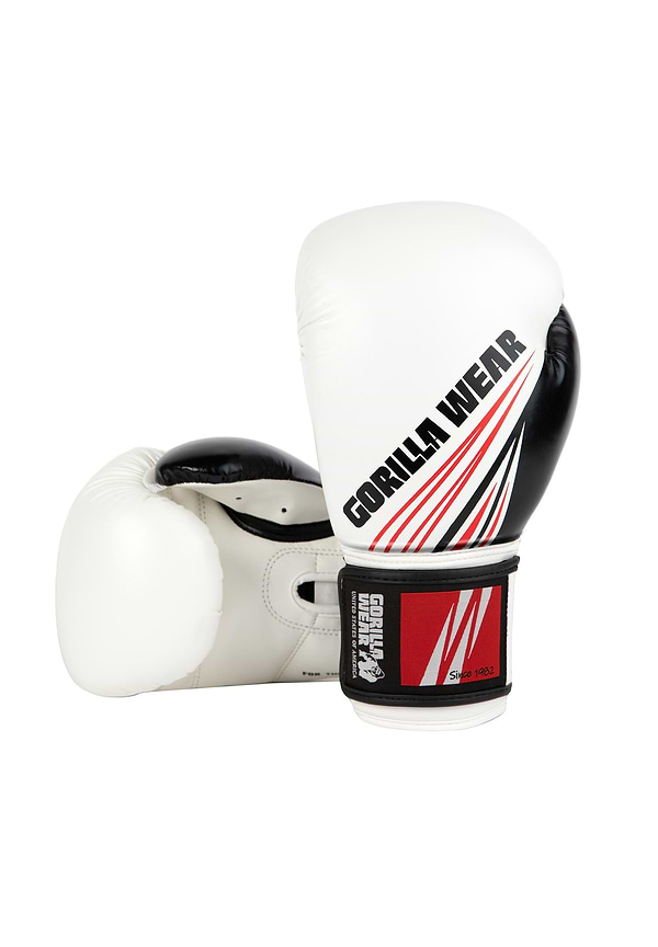 Gorilla Wear Yakima Boxing Gloves - White
