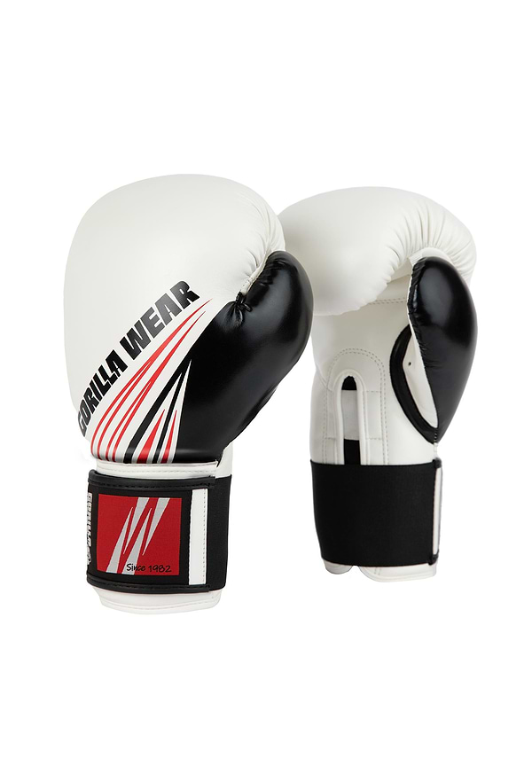gorilla wear Yakima Boxing Gloves - White