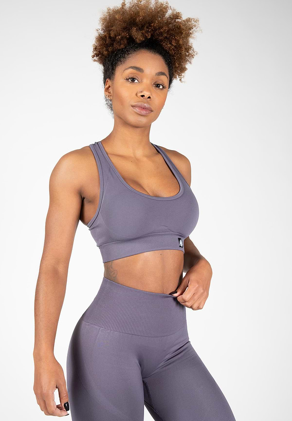gorilla wear Yava Seamless Sports Bra - Gray