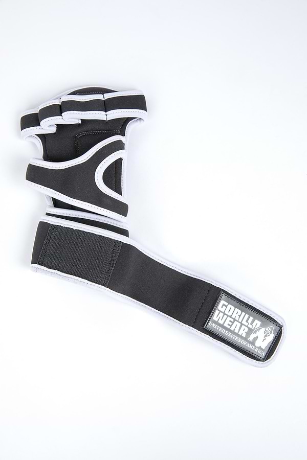 Gorilla Wear Yuma Workout Gloves - Black/White