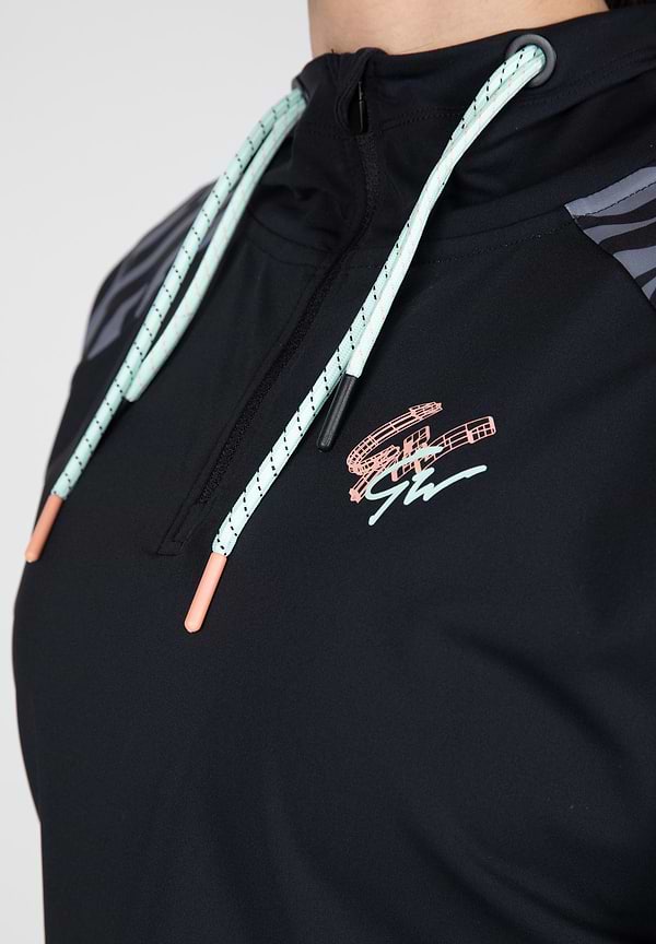 Gorilla Wear Zion Cropped Hoodie - Black