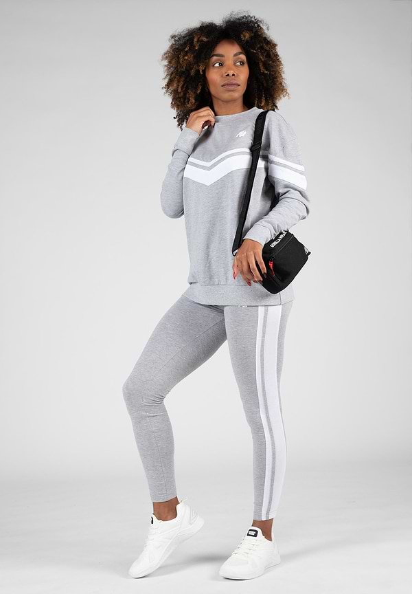 Gorilla Wear Hailey Oversized Sweatshirt - Gray Melange