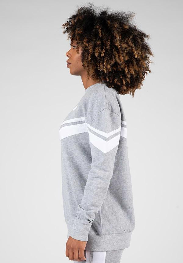 Gorilla Wear Hailey Oversized Sweatshirt - Gray Melange