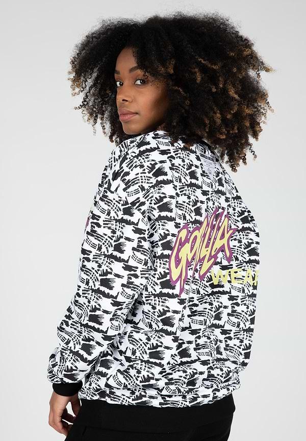 Gorilla Wear Legacy Oversized Sweatshirt - White/Black