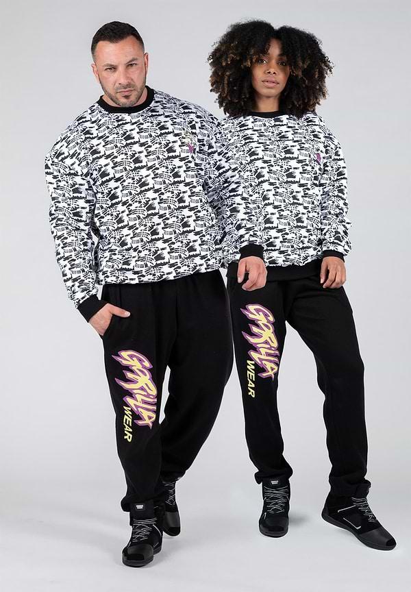 Gorilla Wear Legacy Oversized Sweatshirt - White/Black