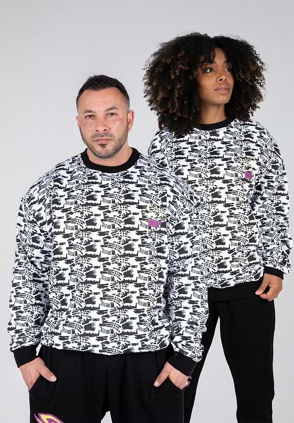 gorilla wear Legacy Oversized Sweatshirt - White/Black