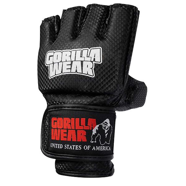 Gorilla Wear Manton MMA Gloves (With Thumb) - Black/White