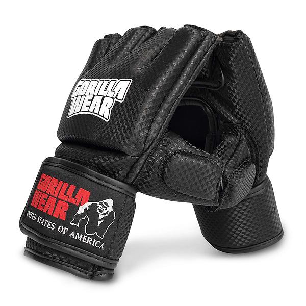 Gorilla Wear Manton MMA Gloves (With Thumb) - Black/White