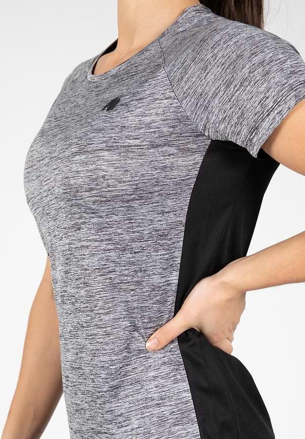 Gorilla Wear Monetta Performance T-Shirt - Gray Melange