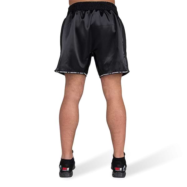 Gorilla Wear Murdo Muay Thai / Kickboxing Shorts - Black/Gray