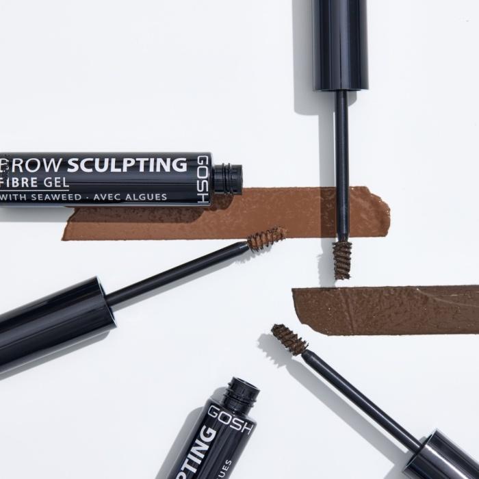 Gosh Copenhagen Brow Sculpting Fibre Gel - 001 Nutmeg