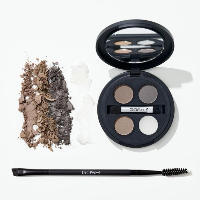 Gosh Copenhagen Double-Ended Slanted Brow Brush 034