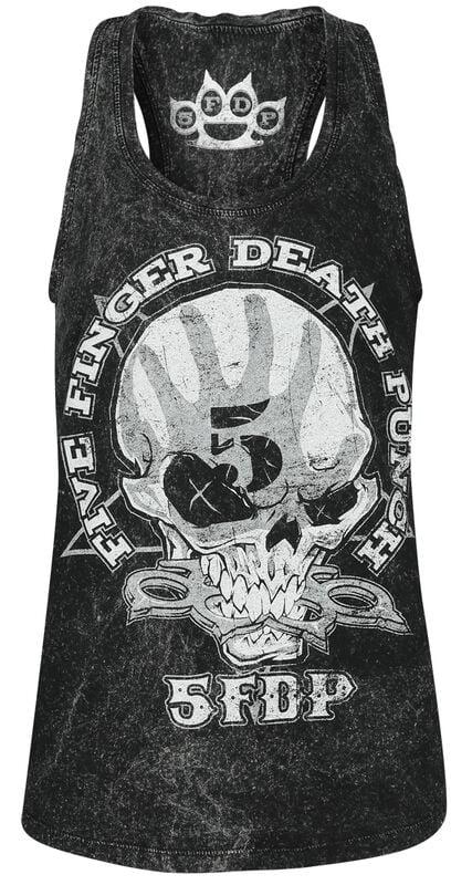 gothicana by emp "1 2 F U" Top anthracite by Five Finger Death Punch
