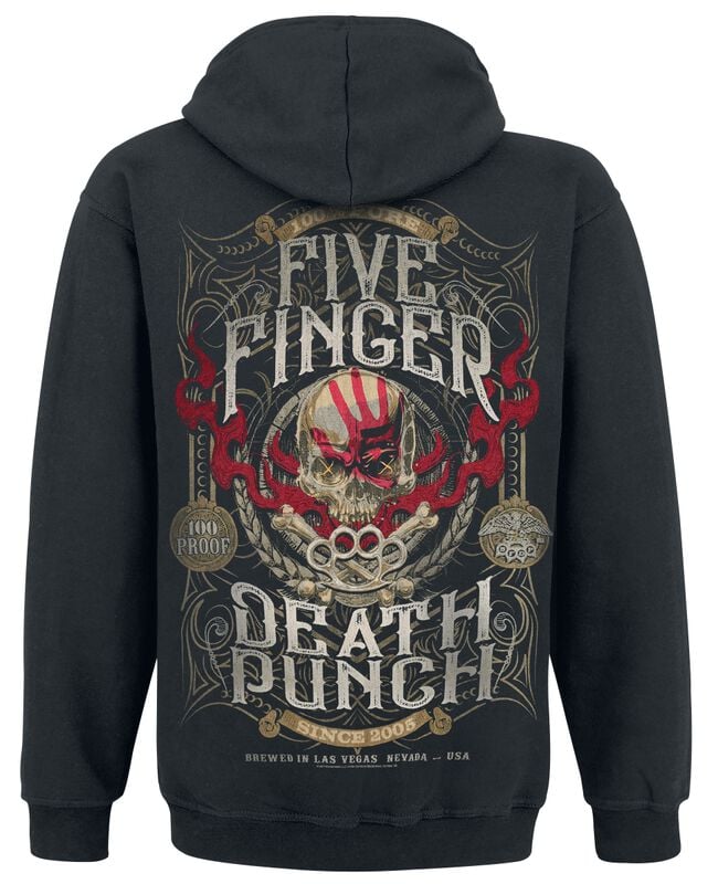 Gothicana By Emp "100 Proof" Hoodie Black By Five Finger Death Punch