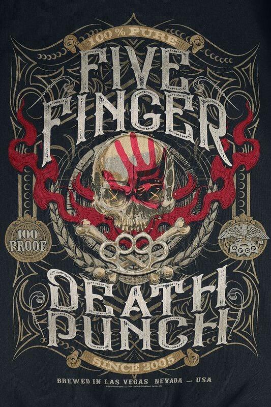 Gothicana By Emp "100 Proof" Hoodie Black By Five Finger Death Punch