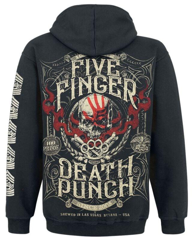 Gothicana By Emp "100% Pure" Hoodie Jacket Black By Five Finger Death Punch