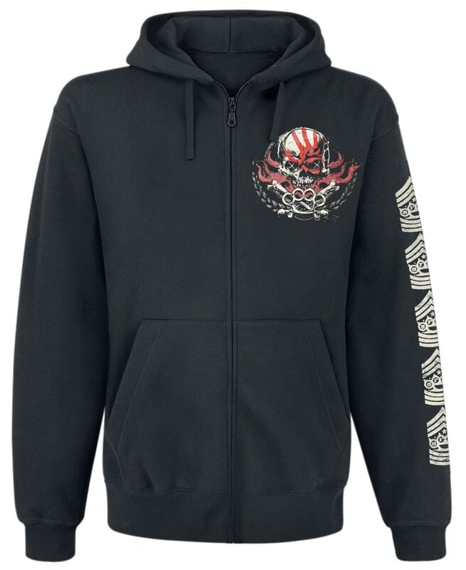 gothicana by emp "100% Pure" Hoodie Jacket black by Five Finger Death Punch