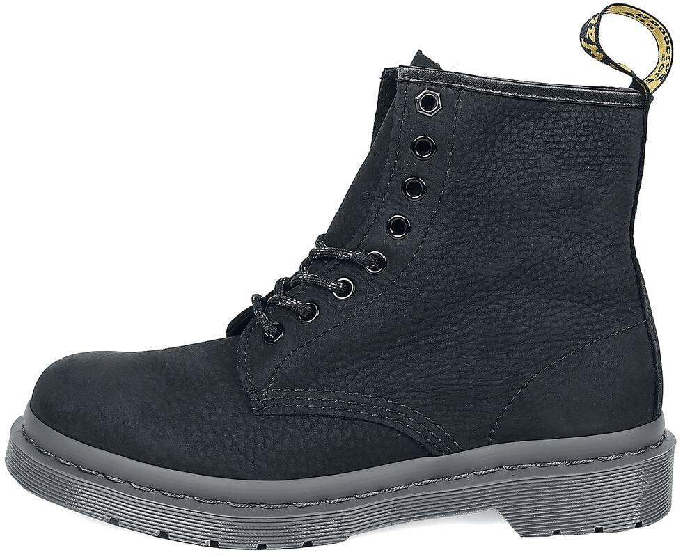 Gothicana By Emp "1460 - Black Milled Nubuck Wp" Boot Black By Dr. Martens