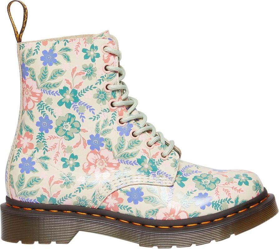 Gothicana By Emp "1460 Pascal Cloud Cream+Multi Genix Nappa" Boot Multicolour By Dr. Martens