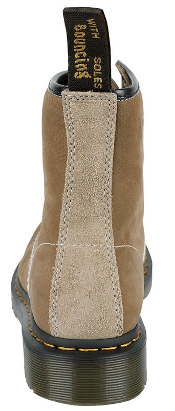 Gothicana By Emp "1460 - Savannah Tan Tumbled Boots" Biker Boot Beige By Dr. Martens