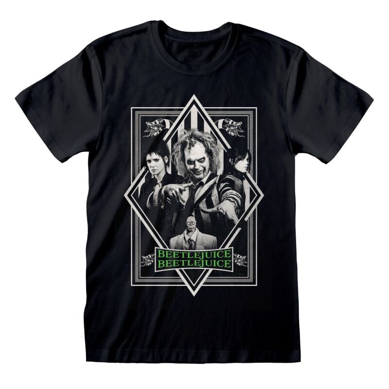 gothicana by emp "2 - Beetlejuice Poster Plain" T-Shirt black by Beetlejuice