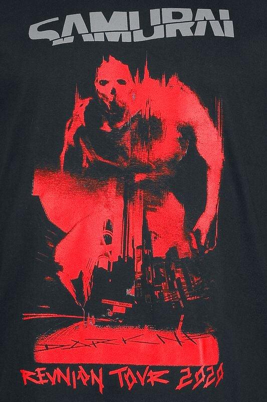 Gothicana By Emp "2077 - Samurai Reunion Tour 2020" T-Shirt Black By Cyberpunk
