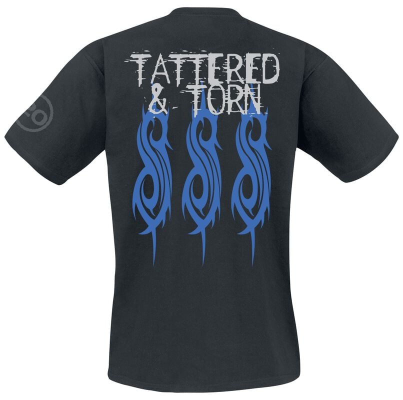 Gothicana By Emp "20th Anniversary Tattered And Torn" T-Shirt Black By Slipknot