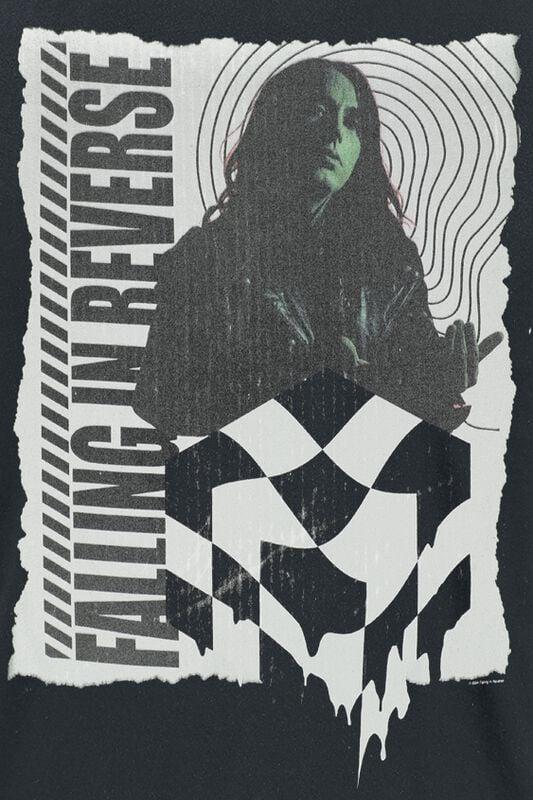 Gothicana By Emp "21 Checkered" T-Shirt Black By Falling In Reverse