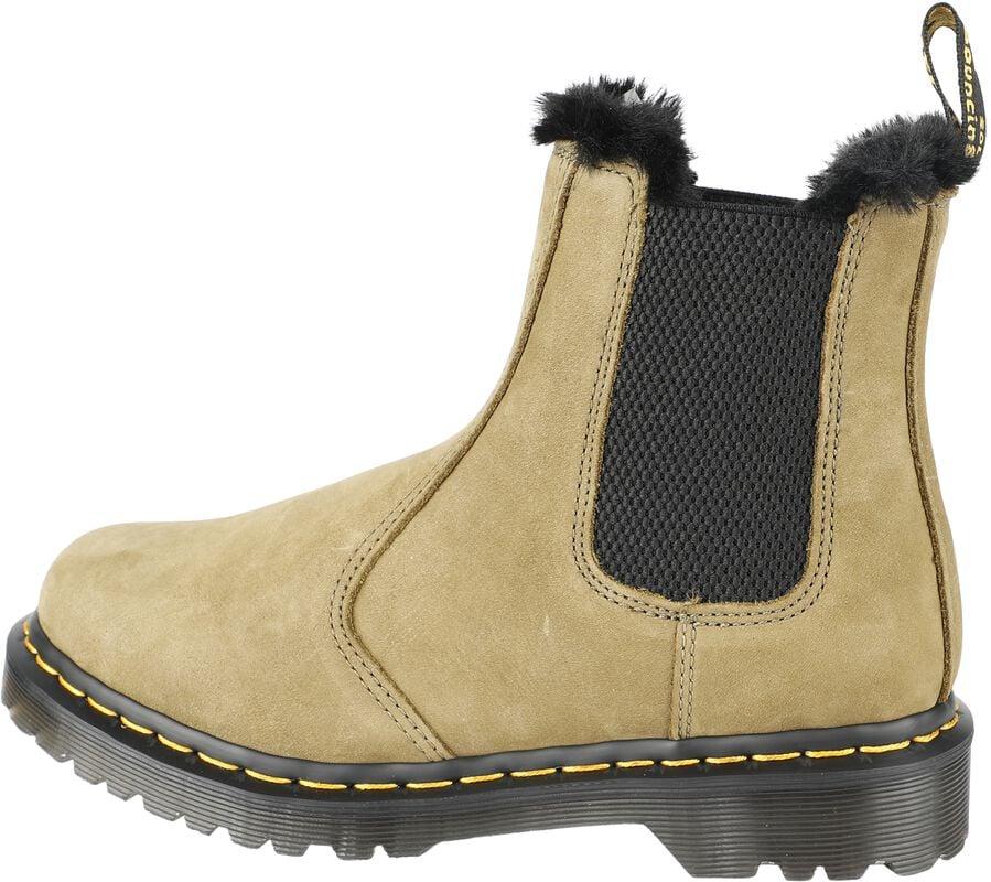 Gothicana By Emp "2976 Leonore - Dms Olive Buffbuck" Boot Olive By Dr. Martens
