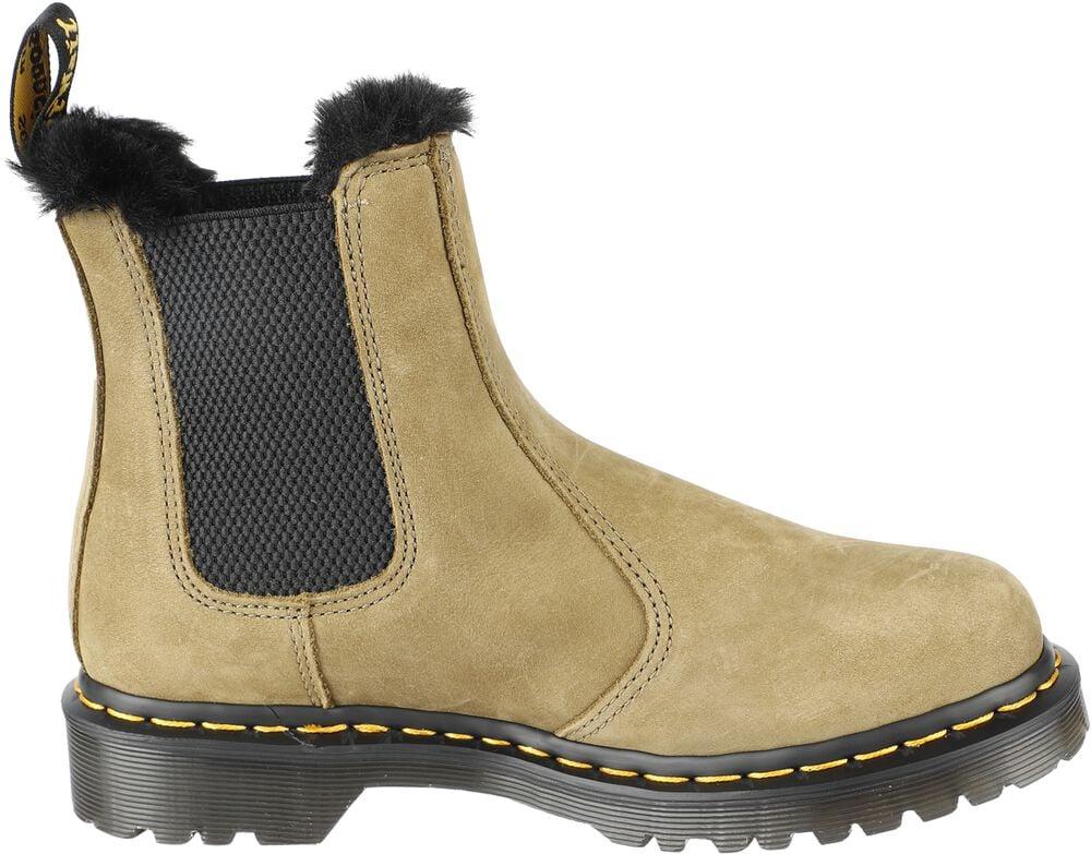 Gothicana By Emp "2976 Leonore - Dms Olive Buffbuck" Boot Olive By Dr. Martens
