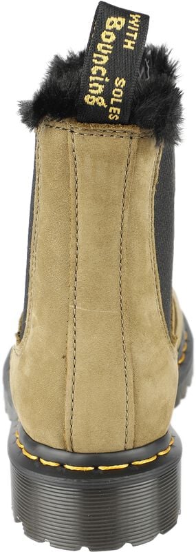 Gothicana By Emp "2976 Leonore - Dms Olive Buffbuck" Boot Olive By Dr. Martens