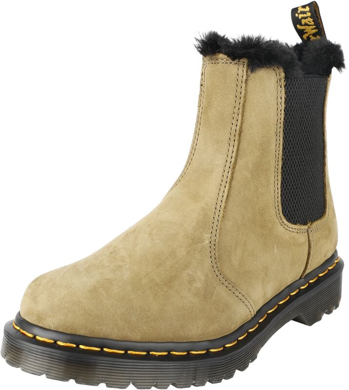 gothicana by emp "2976 Leonore - Dms Olive Buffbuck" Boot olive by Dr. Martens