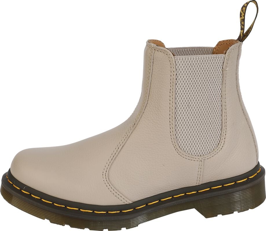 Gothicana By Emp "2976 - Vintage Taupe Virginia" Boot Light Grey By Dr. Martens