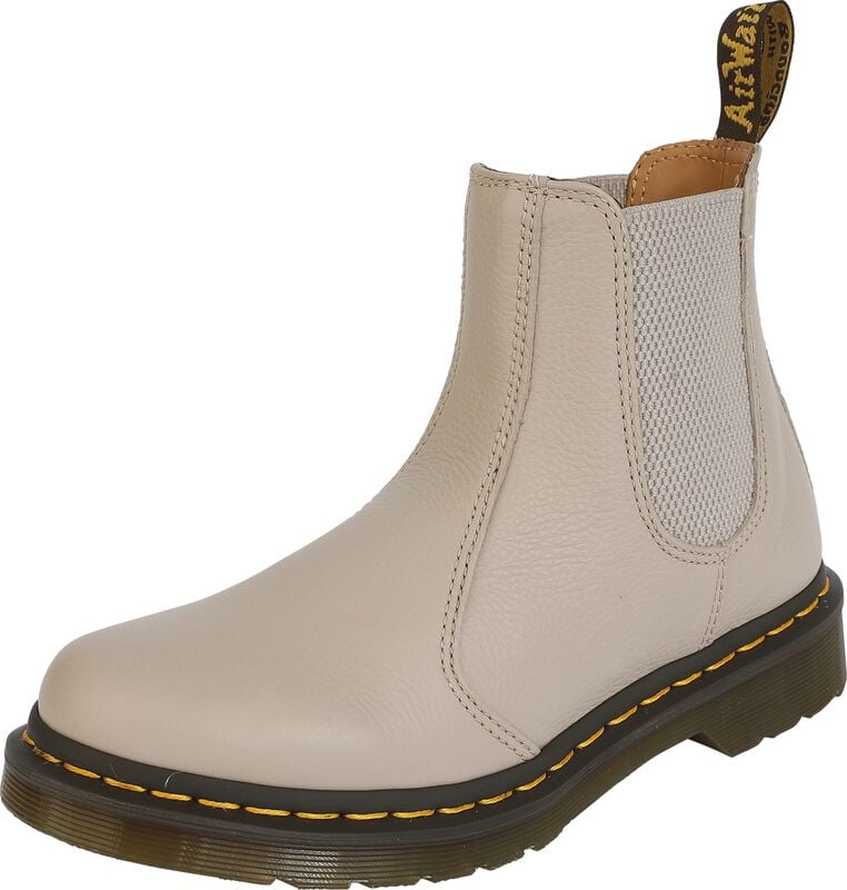 gothicana by emp "2976 - Vintage Taupe Virginia" Boot light grey by Dr. Martens