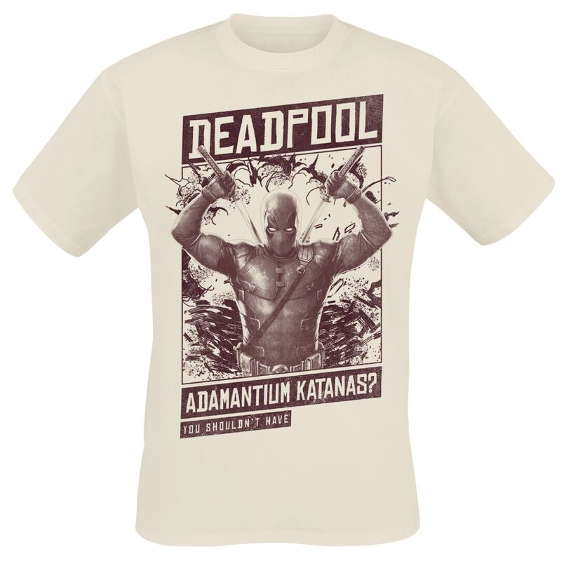 gothicana by emp "3 - Adamantium Katanas" T-Shirt natural by Deadpool