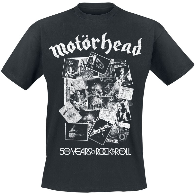 gothicana by emp "50 Scrapbook Photos" T-Shirt black by Motörhead