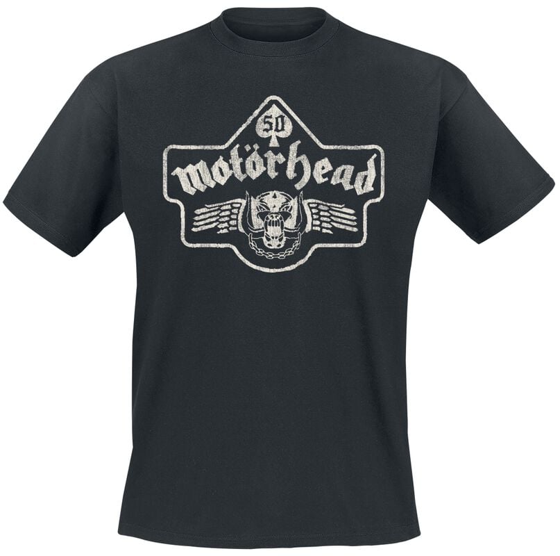 gothicana by emp "50 Vintage Wings" T-Shirt black by Motörhead