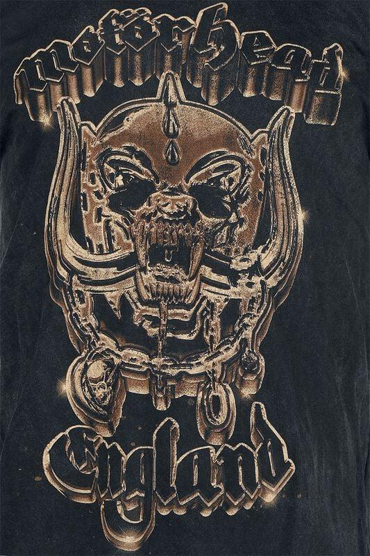 Gothicana By Emp "50th Gold Warpig" T-Shirt Anthracite By Motörhead