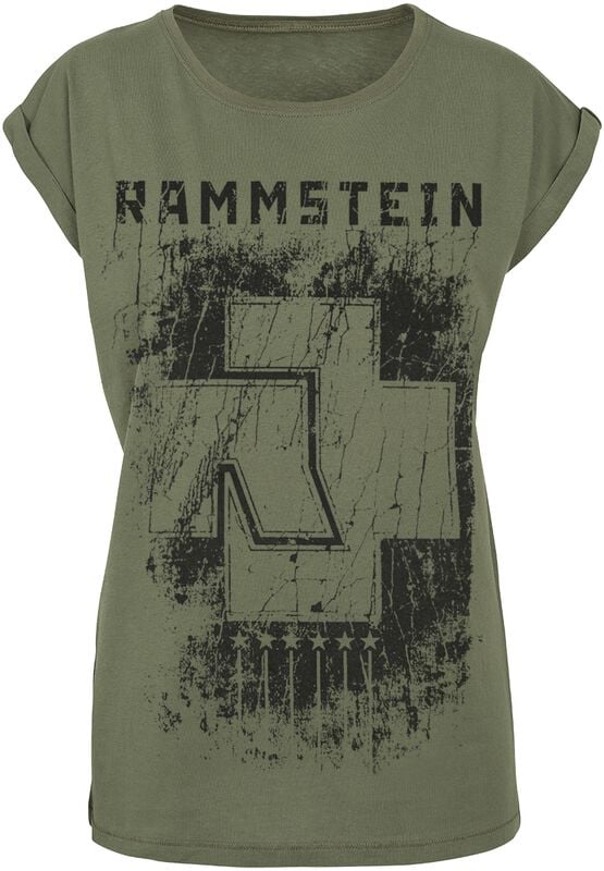 gothicana by emp "6 Herzen" T-Shirt olive by Rammstein