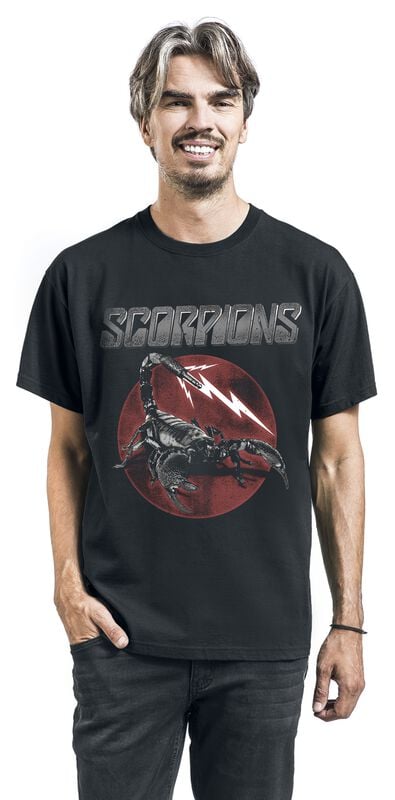 Gothicana By Emp "7 Jack Plug" T-Shirt Black By Scorpions