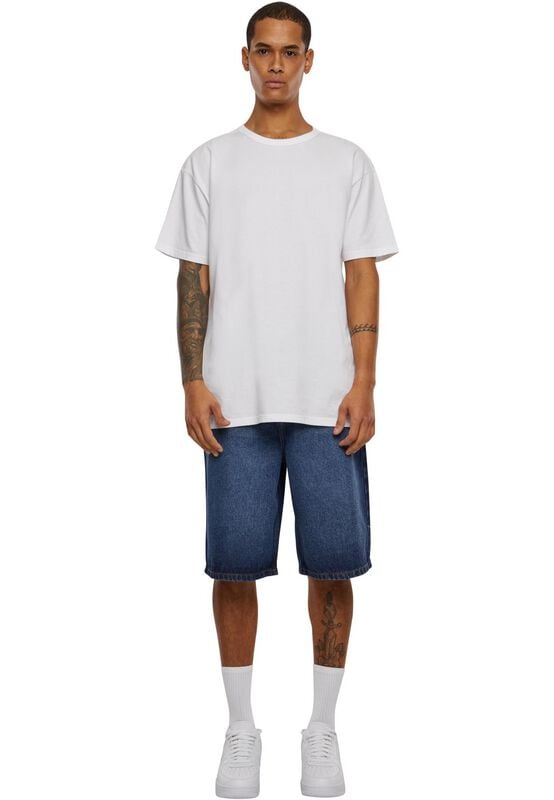 Gothicana By Emp "90's Heavy Denim Shorts" Shorts Blue By Urban Classics