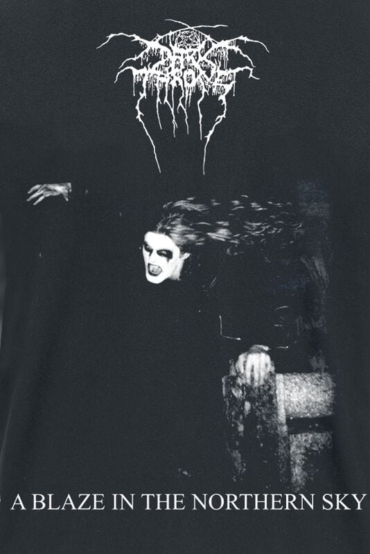 Gothicana By Emp "A Blaze In The Northern Sky" T-Shirt Black By Darkthrone