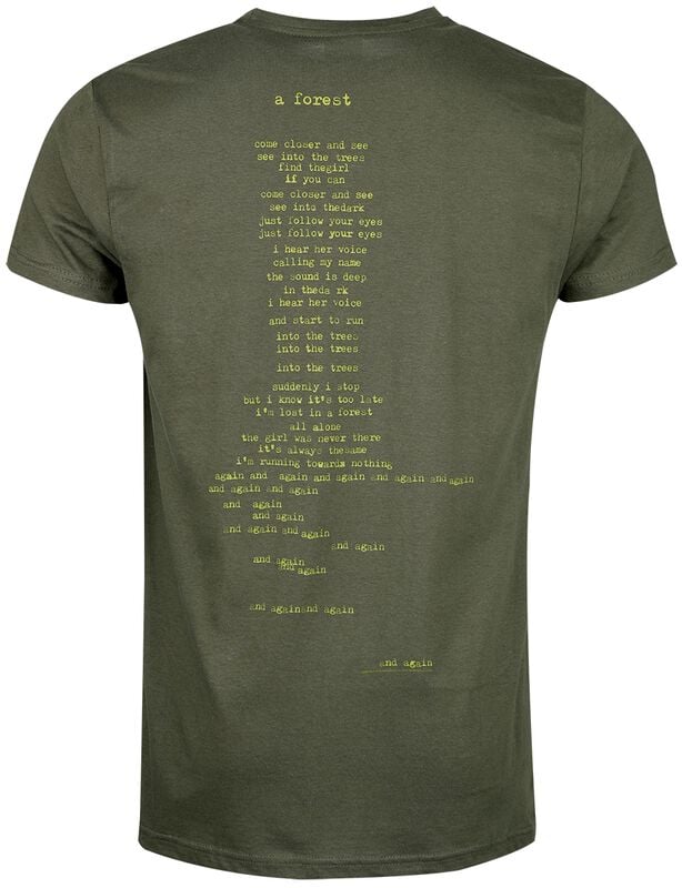 Gothicana By Emp "A Forest" T-Shirt Green By The Cure
