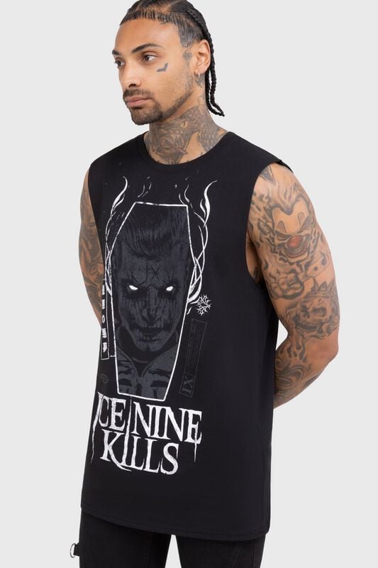 Gothicana By Emp "A Grave Mistake Vest" Tanktop Black By Ice Nine Kills By Killstar