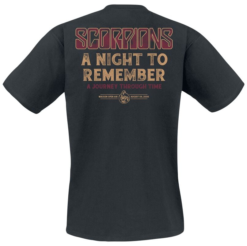 Gothicana By Emp "A Night To Remember" T-Shirt Black By Scorpions